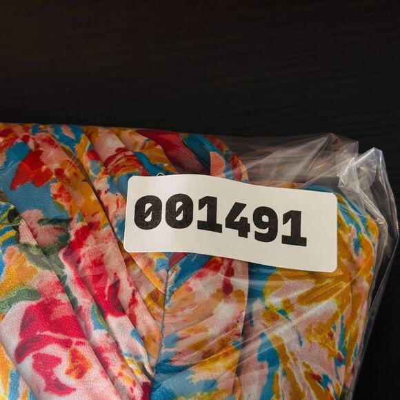 ASTR The Label Dress Womens Small Floral Side Cutout Tropical Cottagecore Boho - Picture 12 of 12